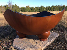 Fire Pit Art fire pit resting on hemispherical feet