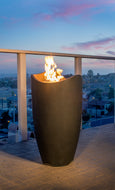 American Fyre Designs Wave Fire Urn Without Access Door