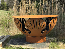 Fire Pit Art steel table top outdoor setting