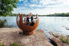 Fire Pit Art Mountain Vista Fire Pit