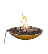 American Fyre Designs 40" Marseille Fire Bowl with Water Spout
