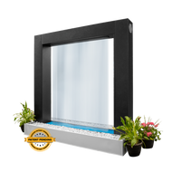 The Outdoor Plus Paradise Fall – Metal Powder Coat with Copper Rainfall Scupper