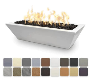 Maya Concrete Fire & Water Bowl Linear + Free Cover