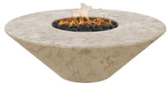 Fire by Design GFRC Oblique Round Fire Table - Product photo
