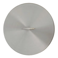 The Outdoor Plus 35" Stainless Steel Round Fire Pit Lid - The Fire Pit Collection