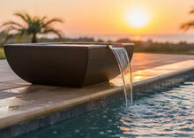 The Outdoor Plus Avalon Concrete Water Bowl - The Fire Pit Collection