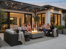 The Outdoor Plus Cabo Square Concrete Fire Pit