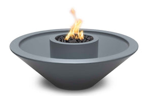 The Outdoor Plus 48" Cazo Concrete Fire & Water Bowl - 360° Spill + Free Cover