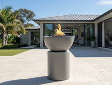 The Outdoor Plus Luna Concrete Fire Bowl - The Fire Pit Collection