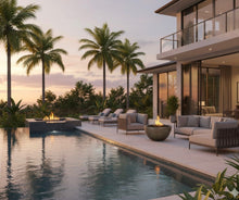 The Outdoor Plus Luna Concrete Fire Pit - The Fire Pit Collection