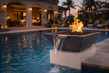 The Outdoor Plus Maya Concrete Fire & Water Bowl
