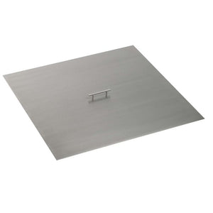 The Outdoor Plus 40" Stainless Steel Square Fire Pit Lid