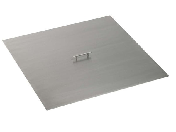 The Outdoor Plus 40" Stainless Steel Square Fire Pit Lid