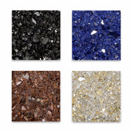 ¼” Premium Reflective Fire Glass  - 25 lbs