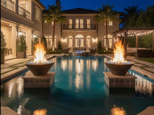 Slick Rock Concrete Ridgeline Conical Fire Bowl with Match Ignition