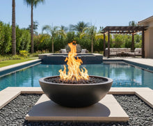 The Outdoor Plus Sedona Concrete Fire Bowl - The Fire Pit Collection