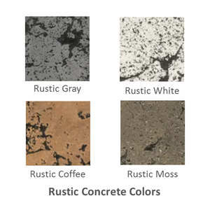 The Outdoor Plus 42" Florence Concrete Fire Table / 24" Tall + Free Cover - The Fire Pit Collection