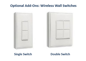 Heatstrip Single Wireless Wall Switch