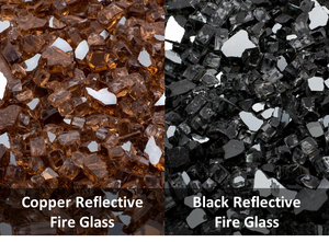 Waterstone Black and White Natural Fire Stone - The Fire Pit Collection