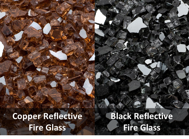 Waterstone Gray, Red and Black Natural Fire Stone (36x36x20)