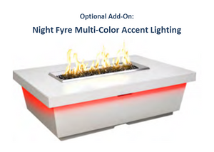 American Fyre Designs Reclaimed Wood Contempo Rectangle Firetable + Free Cover