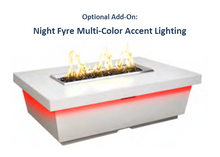 American Fyre Designs Reclaimed Wood Contempo Rectangle Firetable with Electronic Ignition
