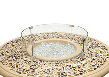American Fyre Designs Reclaimed Wood Contempo Round Firetable