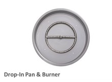 The Outdoor Plus 48" x 24" Ready-to-Finish Round Gas Fire Pit Kit + Free Cover - The Fire Pit Collection