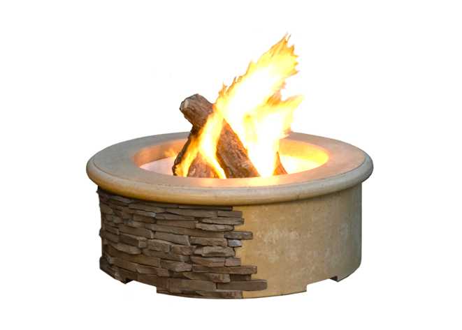 American Fyre Designs Contractor's Model Fire Pit with Electronic Ignition + Free Cover - The Fire Pit Collection