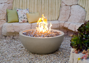 American Fyre Designs 36" Fire Bowl with Electronic Ignition + Free Cover - The Fire Pit Collection
