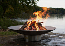 Fire Pit Art Bella Vita Stainless Steel Fire Pit + Free Weather-Proof Fire Pit Cover - The Fire Pit Collection