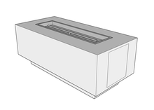 The Outdoor Plus 84" x 36" x 24" Ready-to-Finish Catalina Gas Fire Pit Kit + Free Cover - The Fire Pit Collection