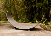 Fire Pit Art Stainless Steel Crescent Log Rack - The Fire Pit Collection