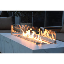 Elementi Carrara Porcelain Fire Table