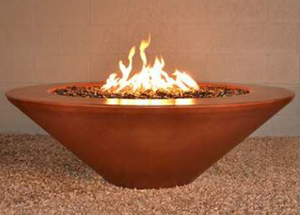 Geo Round "Essex" Fire Pit / Electronic Ignition + Free Cover