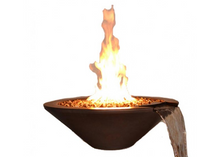 Fire by Design Geo Round "Essex" Fire & Water Bowl + Free Cover - The Fire Pit Collection