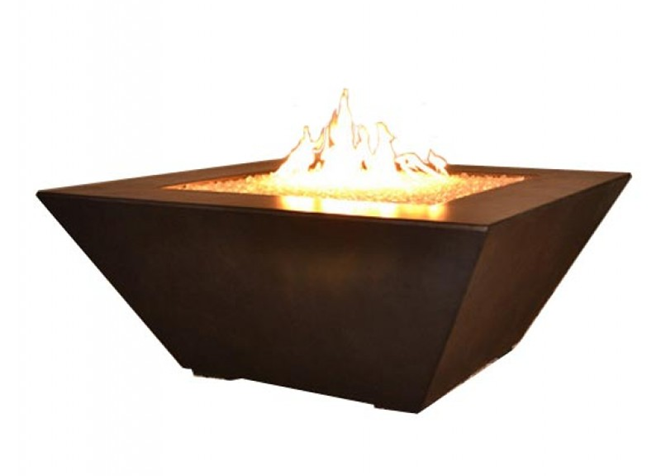 Fire by Design Geo Square Fire Pit / Electronic Ignition
