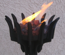 Fire by Design Malumai Automated Gas Tiki Torch + Free Cover - The Fire Pit Collection