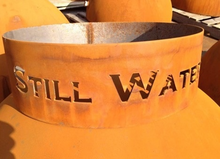 Fire Pit Art Cutout Text Base Personalization Add-on - The Fire Pit Collection
