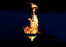 Fire Pit Art Long Horn Fire Pit + Free Weather-Proof Fire Pit Cover - The Fire Pit Collection