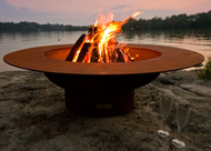 Fire Pit Art Magnum with Lid Fire Pit + Free Weather-Proof Fire Pit Cover - The Fire Pit Collection