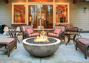 Prism Hardscapes 48" Moderno 4 Fire Bowl + Free Cover