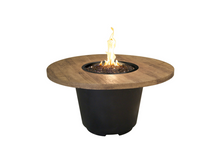 American Fyre Designs Reclaimed Wood Cosmopolitan Round Firetable