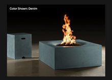 Slick Rock Concrete Horizon 36" Square Fire Table with Electronic Ignition + Free Cover
