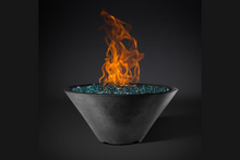 Slick Rock Concrete Ridgeline Conical Fire Bowl with Match Ignition + Free Cover