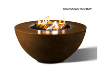 Slick Rock Concrete Oasis 34" Round Fire Bowl with Match Ignition + Free Cover