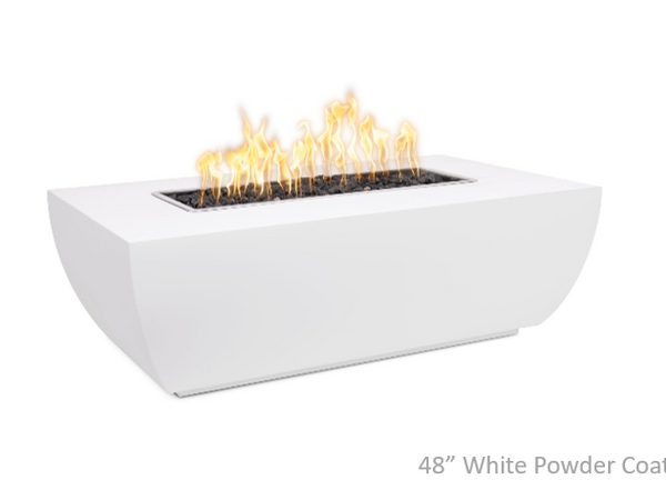 The Outdoor Plus Avalon Linear Metal Fire Pit - 15" Tall