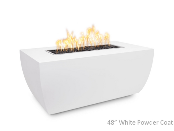 The Outdoor Plus Avalon Linear Metal Fire Pit - 24" Tall