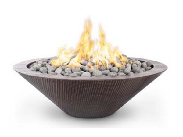 The Outdoor Plus Cazo Hammered Copper Fire Pit