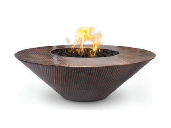 The Outdoor Plus Cazo Copper Fire Pit - Wide Ledge